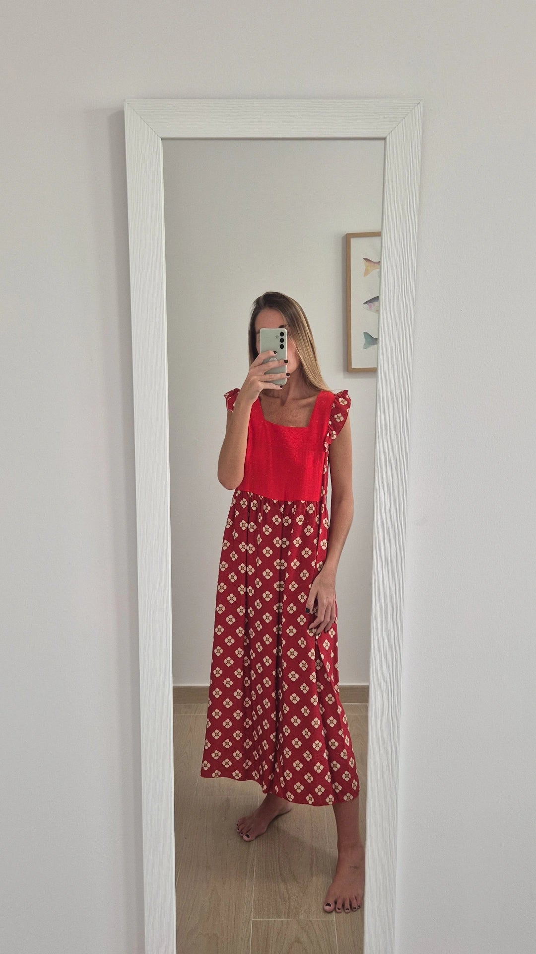 Vestido fresa