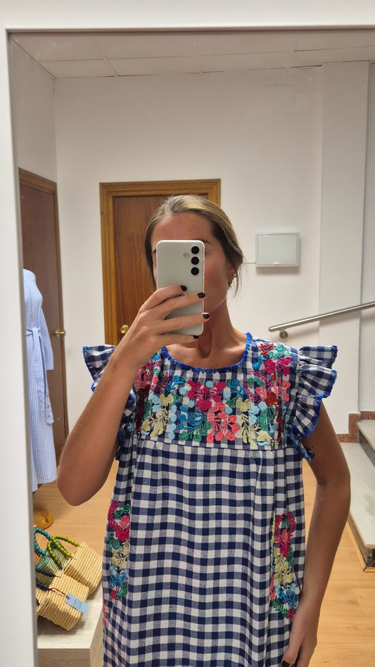 Vestido Filipa mar