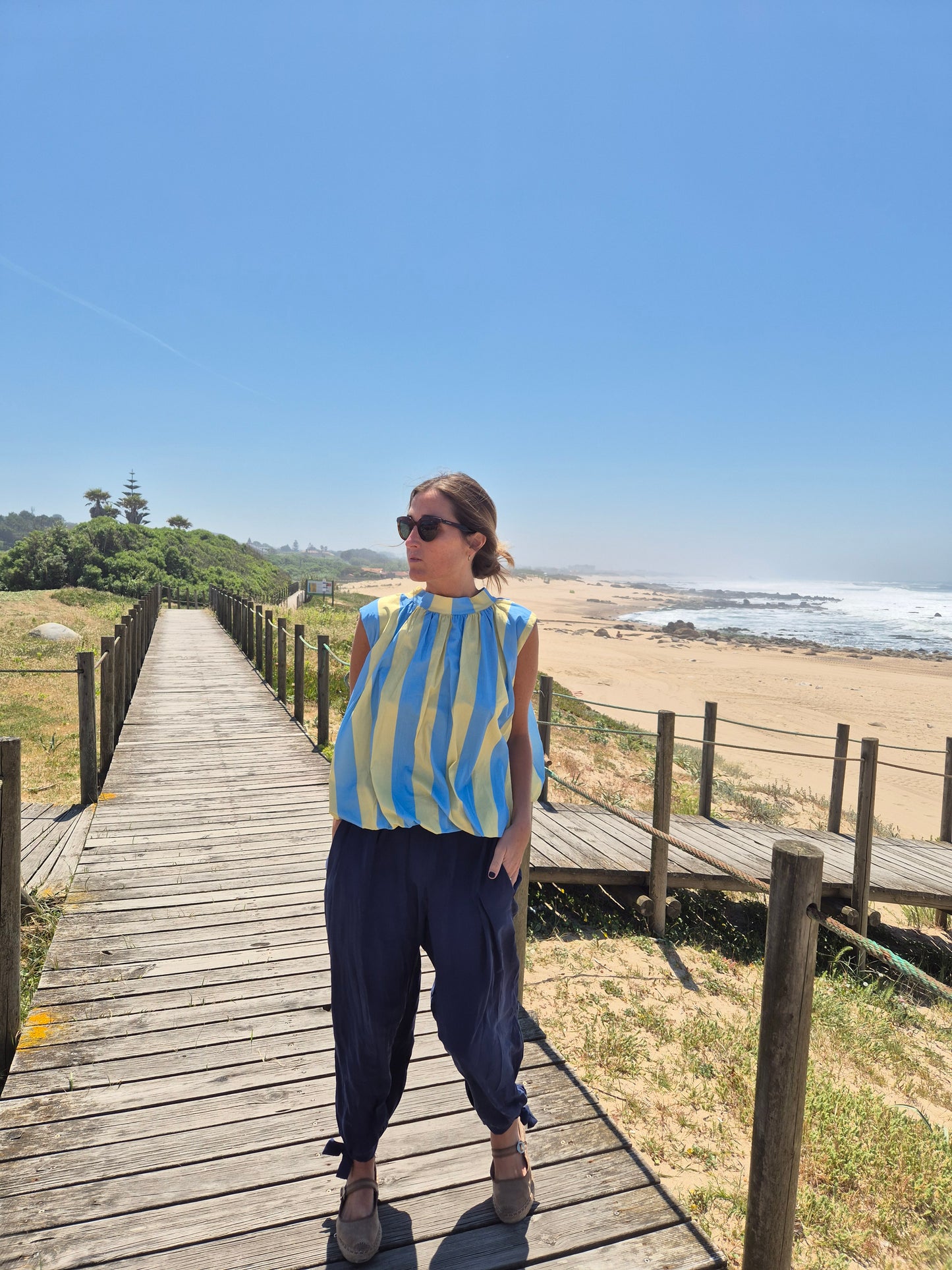 Pantalón bombacho navy