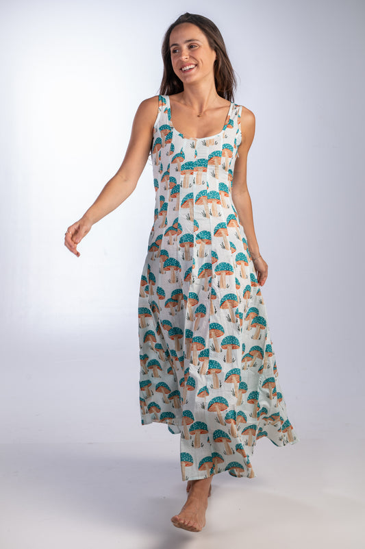 Vestido Kali setas