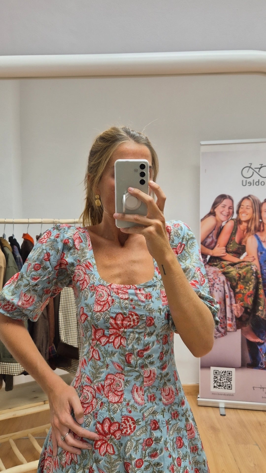 Vestido Kali con mangas Duna