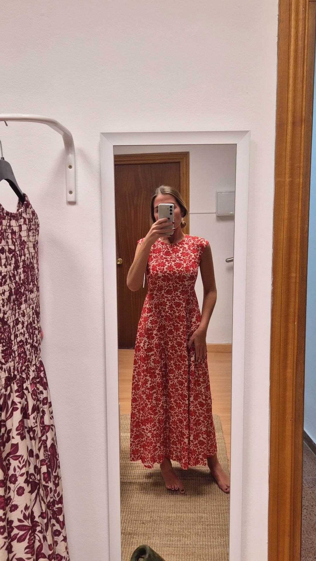 Vestido Clara buganvilla