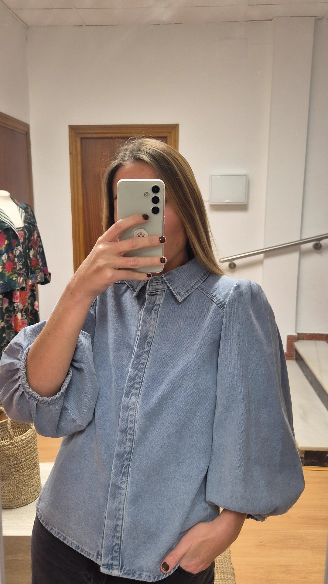 Camisa vaquera bombacha