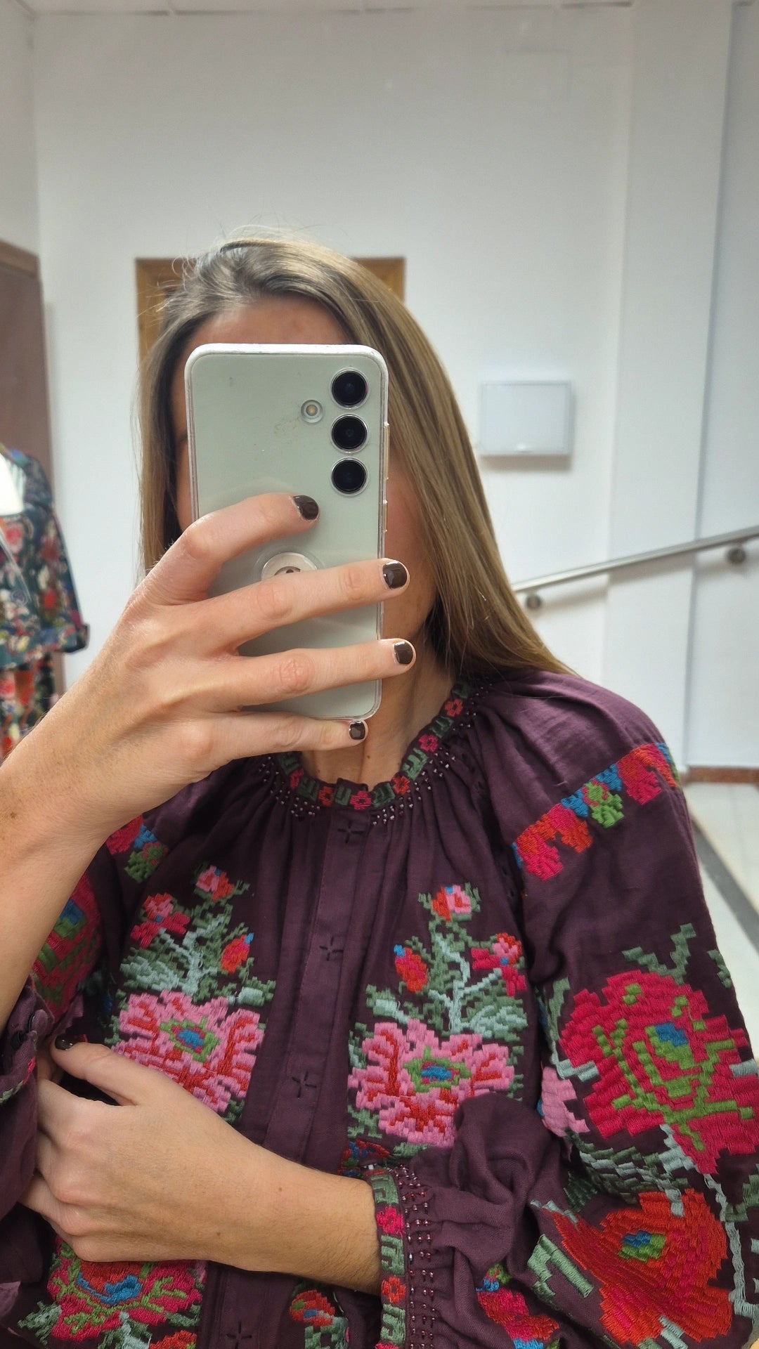 Blusa/Kimono Ankita buganvilla