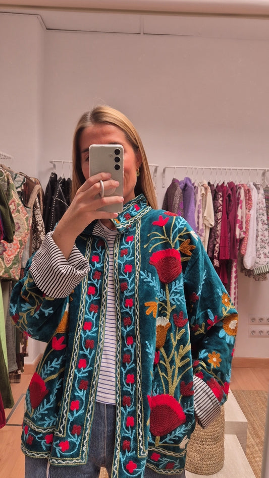 Chaqueta Ankit terciopelo Sumaq