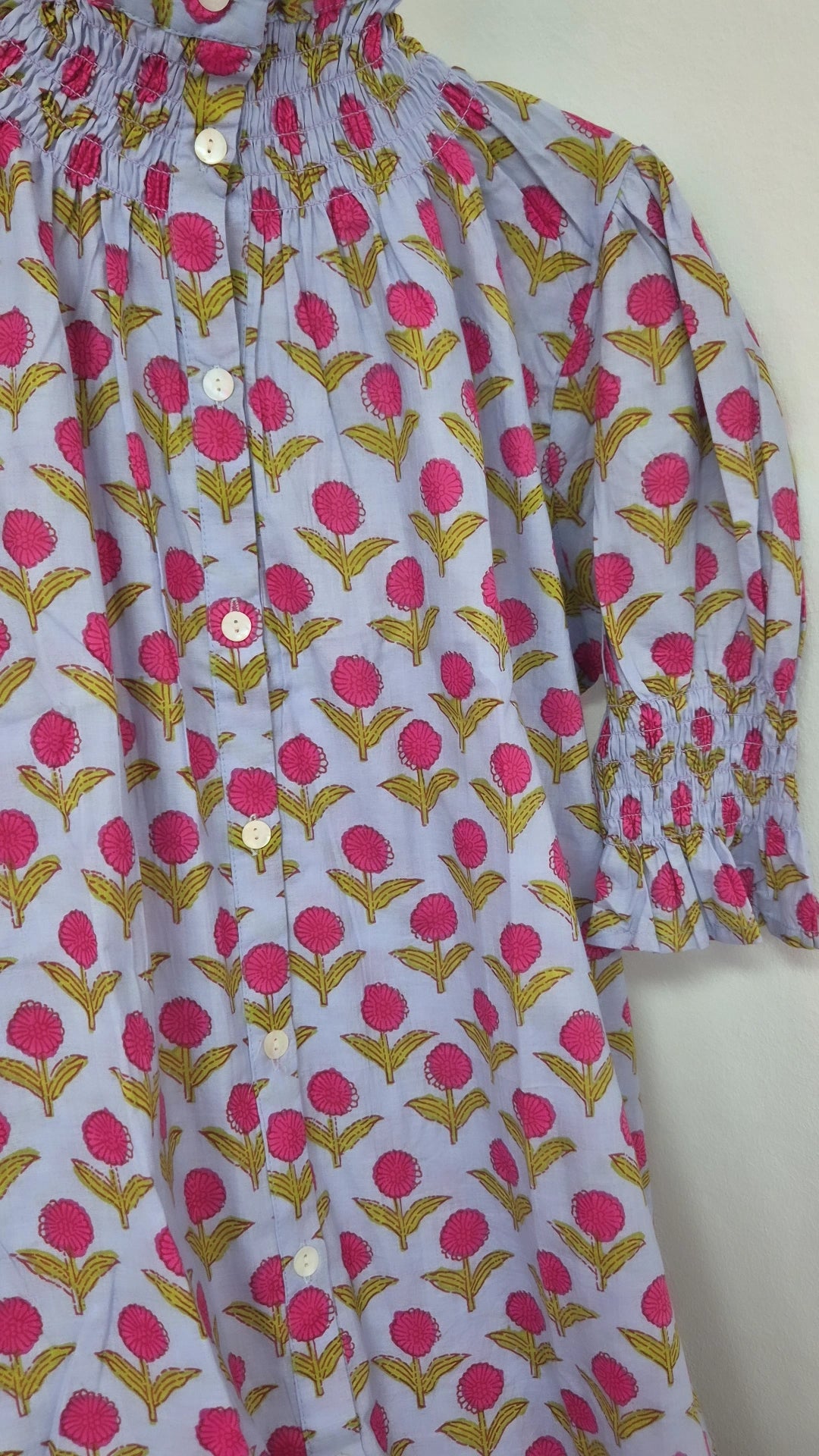 Vestido Florelia manga corta N
