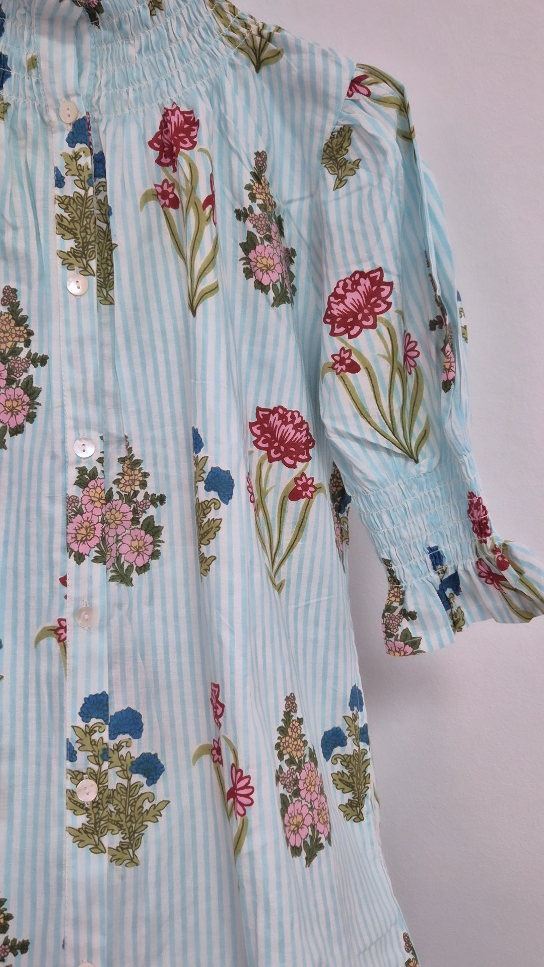 Vestido Florelia manga corta M