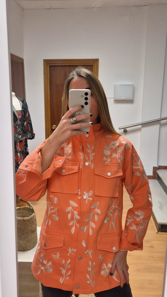 Chaqueta Coral bordados