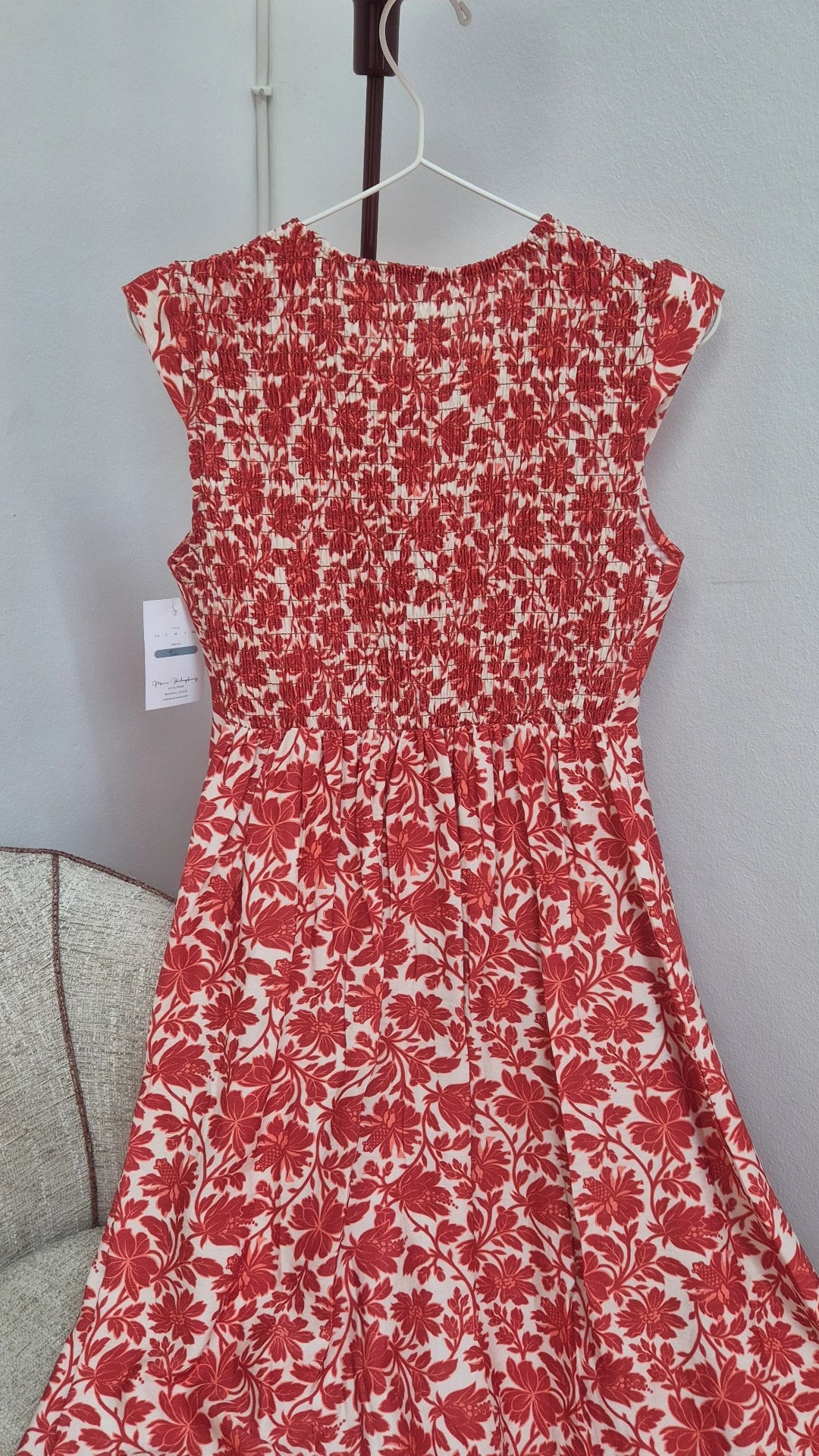 Vestido Clara rojo