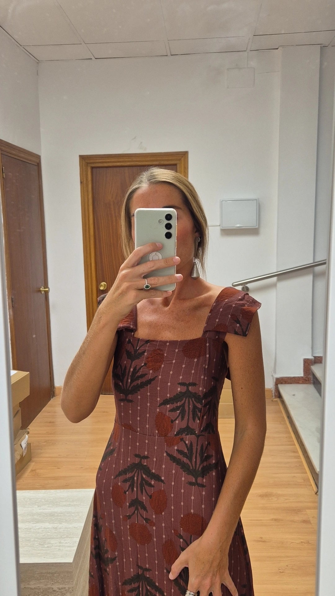 Vestido Elsa teja