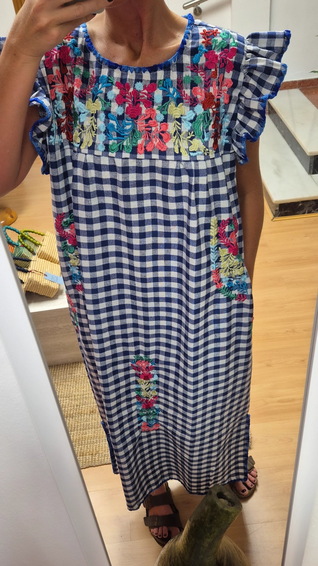 Vestido Filipa mar