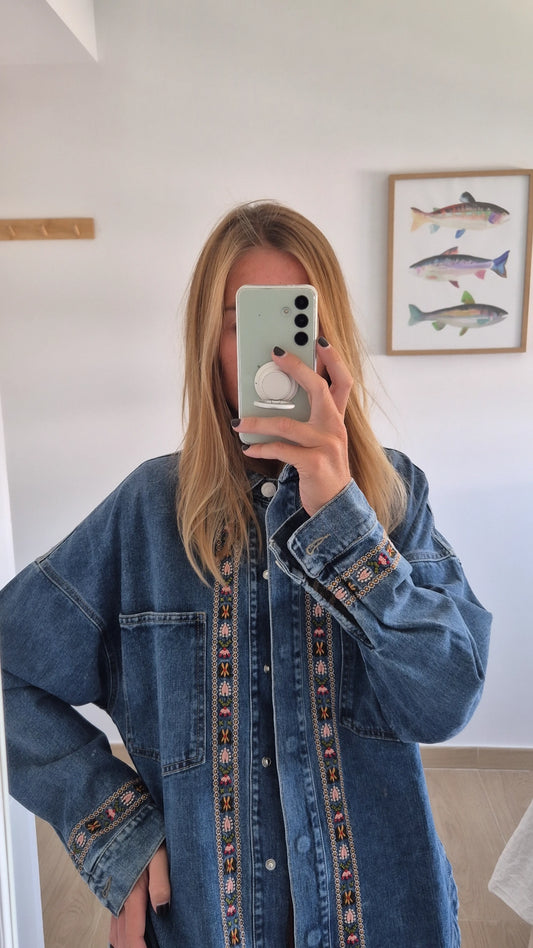 Chaqueta/sobrecamisa vaquero detalles