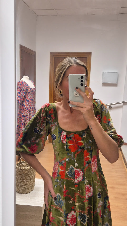 Vestido Moniquita con mangas Bosque Encantado