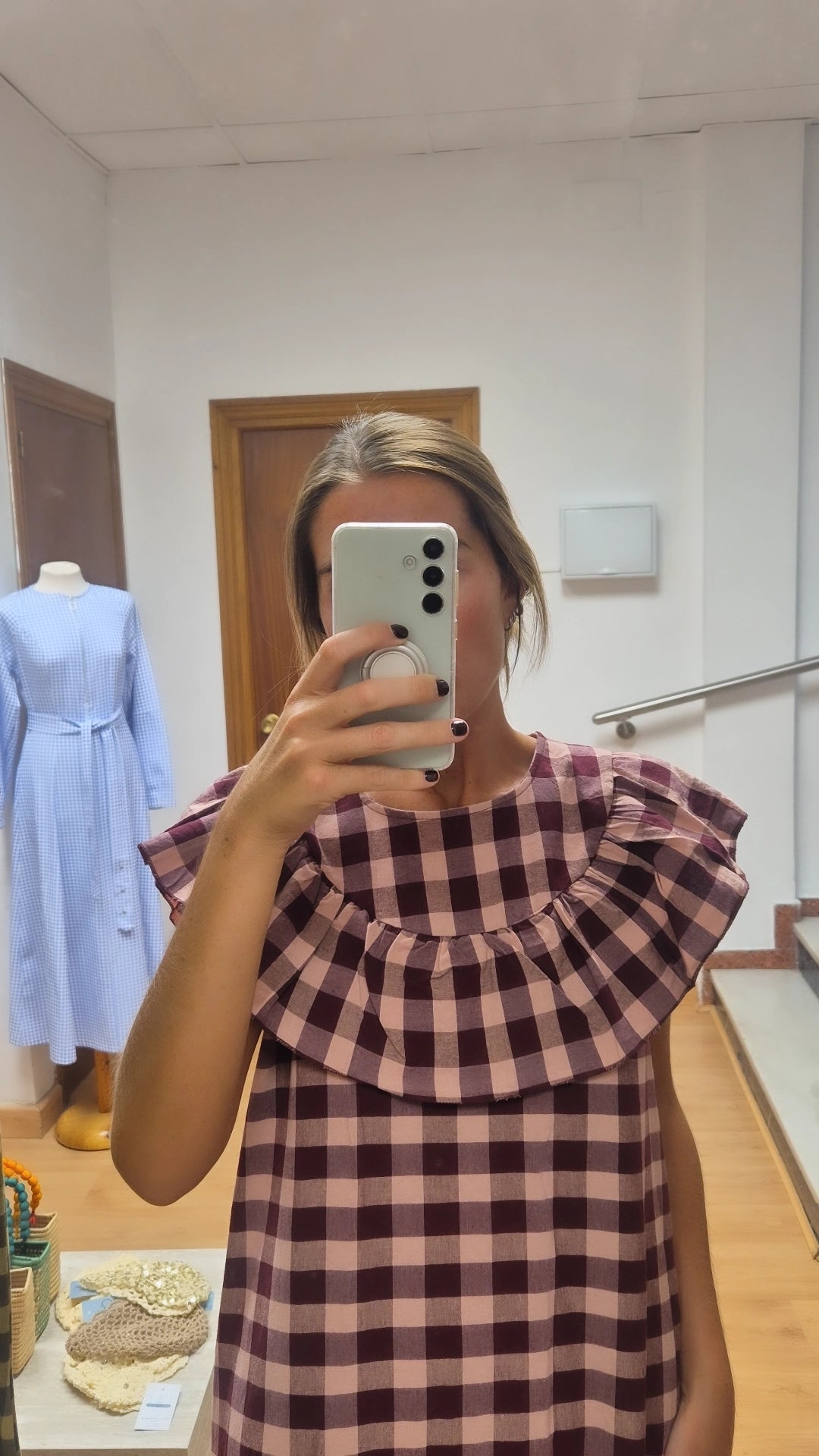 Vestido Vicky burdeos