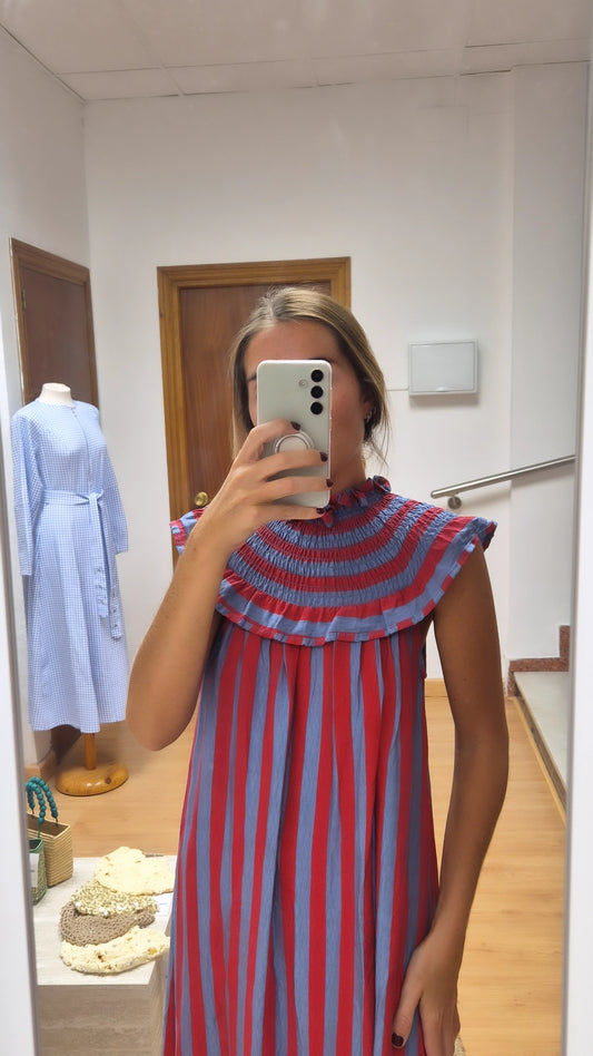 Vestido AZ rayas