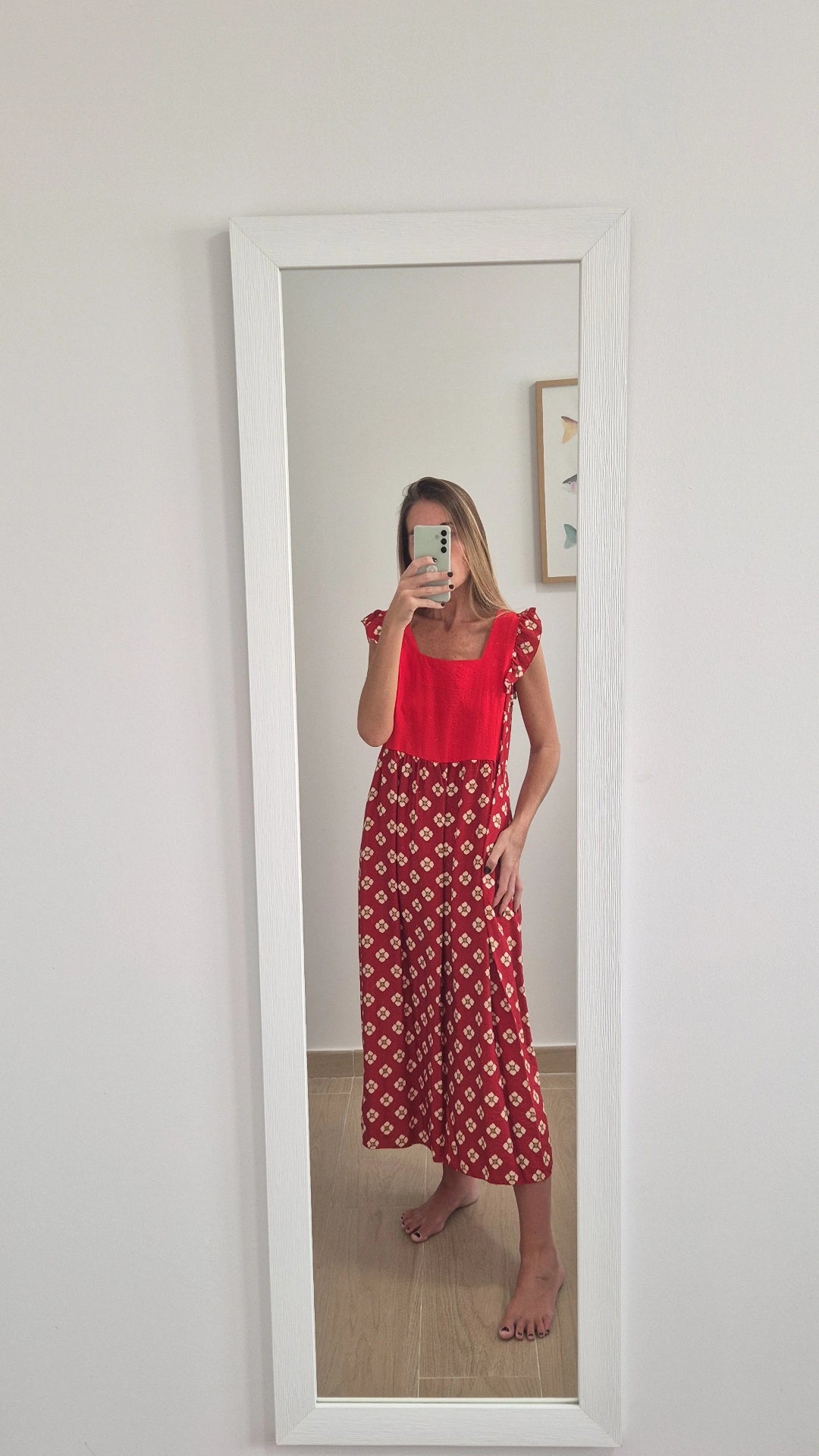 Vestido fresa