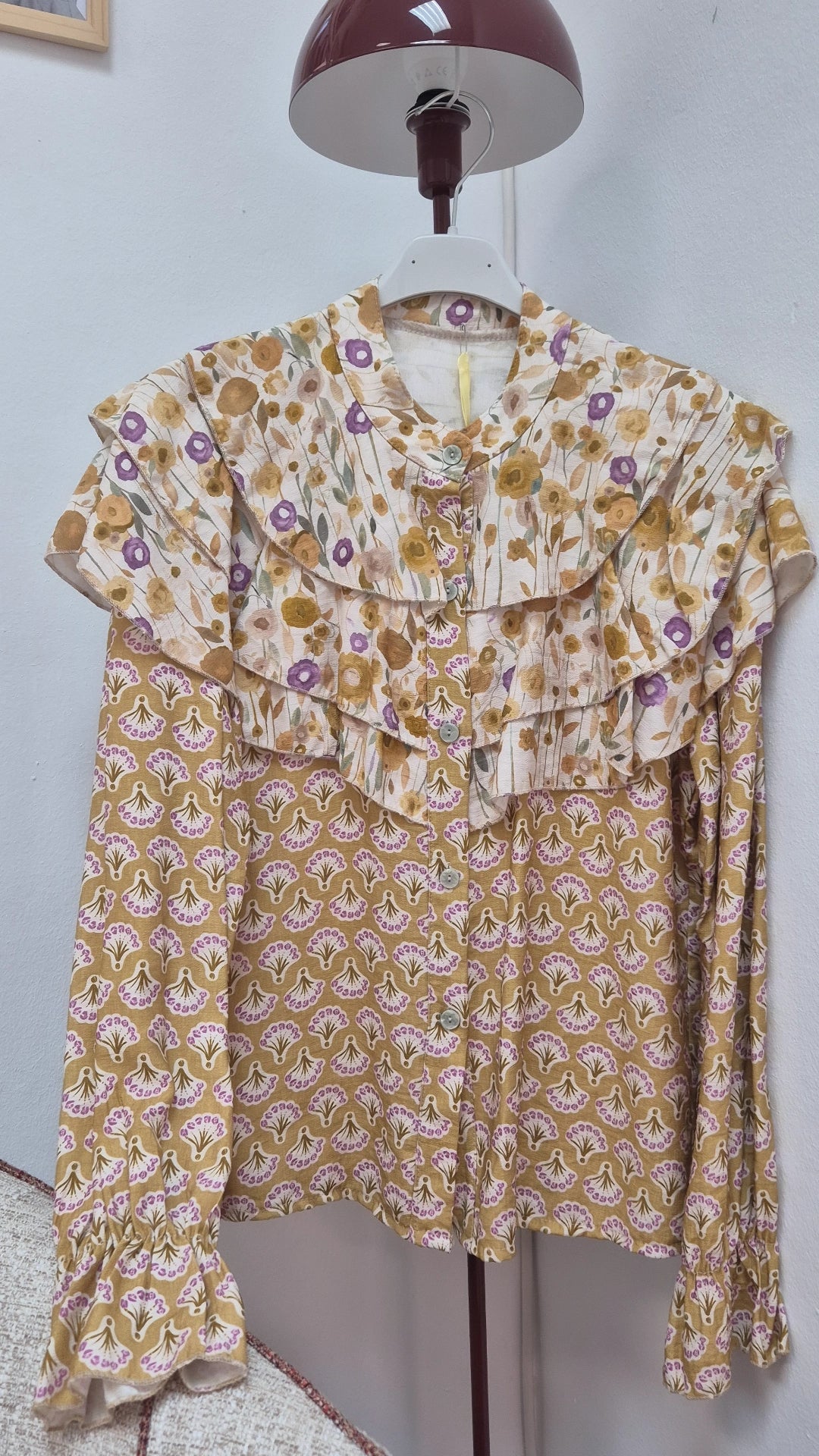 Blusa dos estampados Azahar