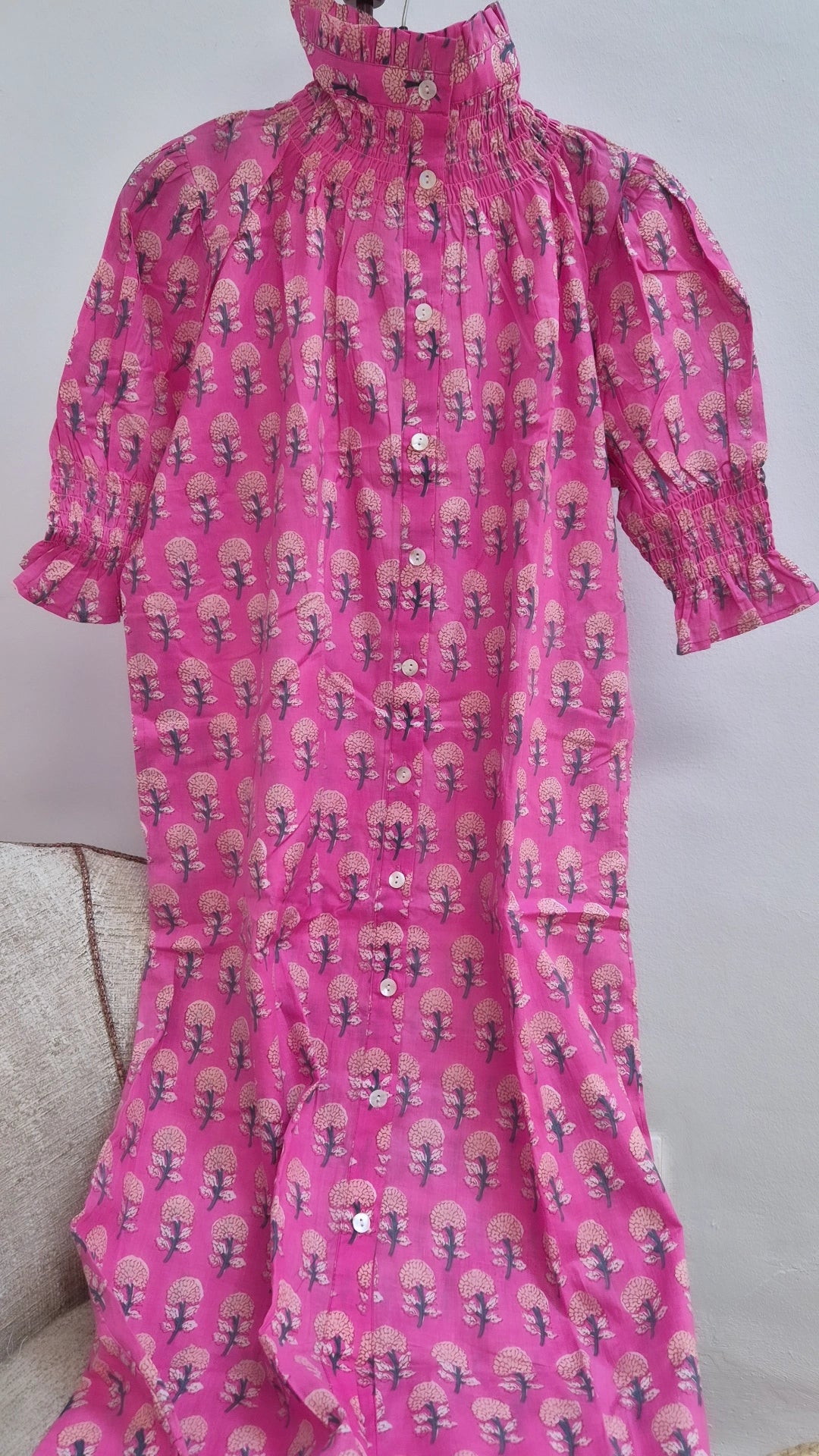 Vestido Florelia manga corta AA