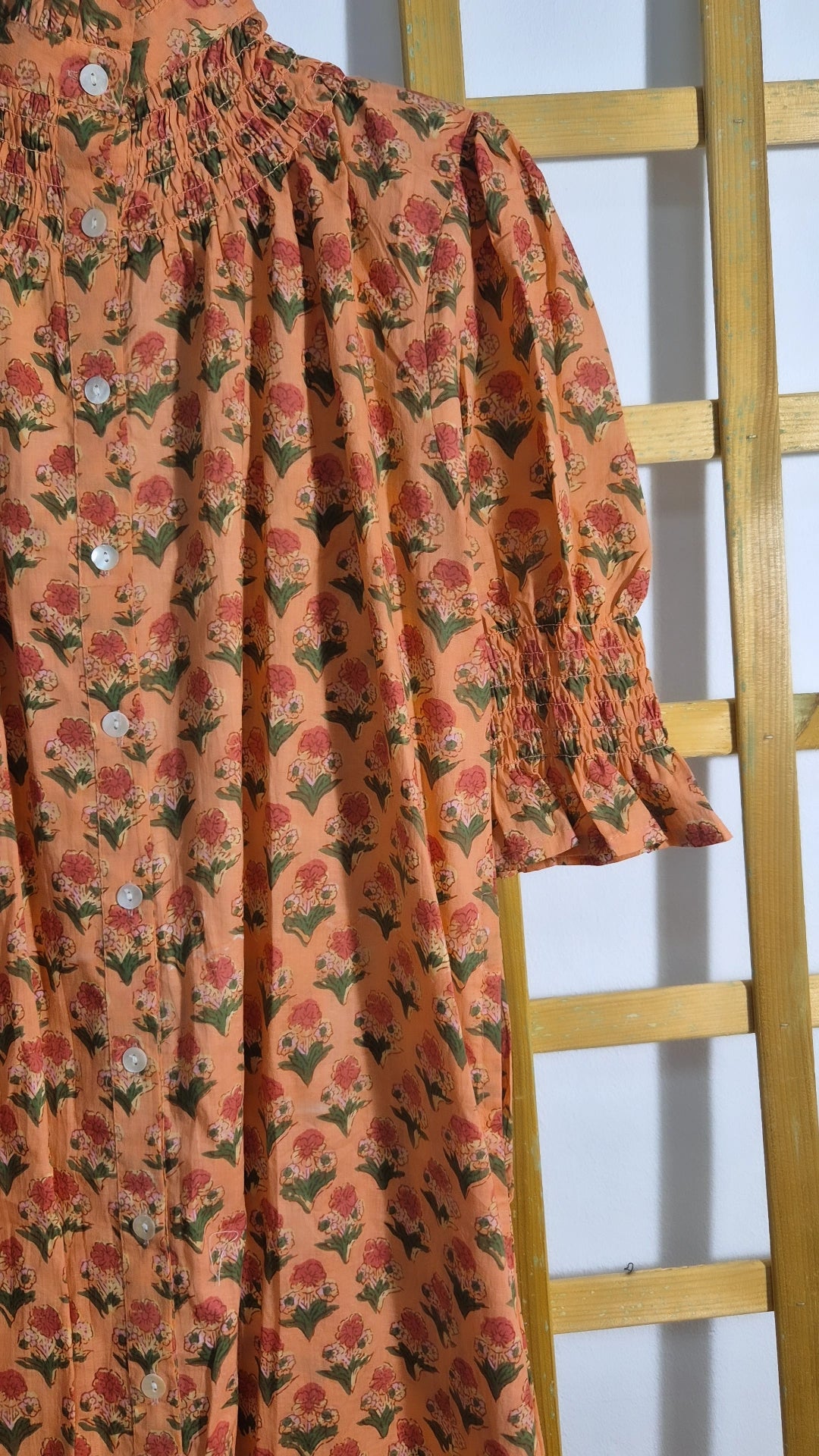 Vestido Florelia manga corta LL