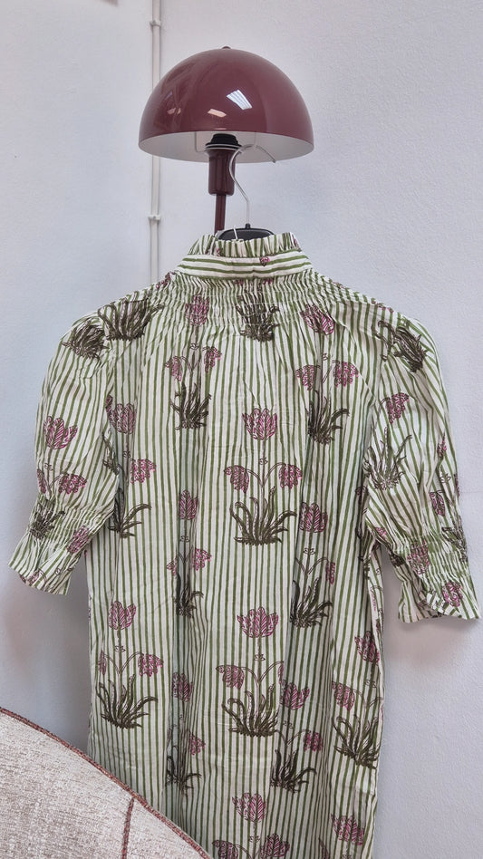 Vestido Florelia manga corta C