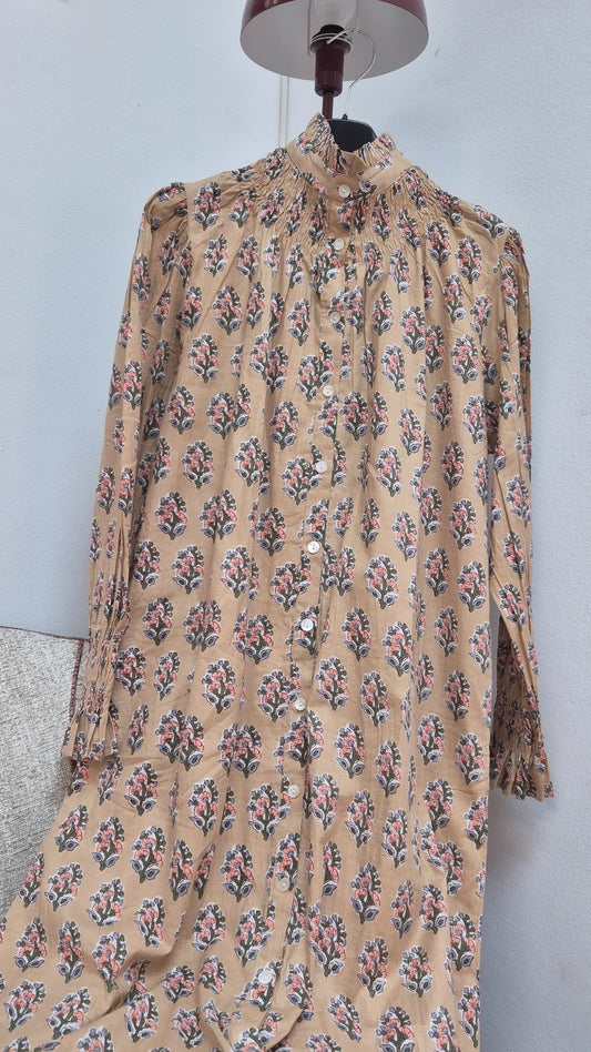 Vestido Florelia manga larga N