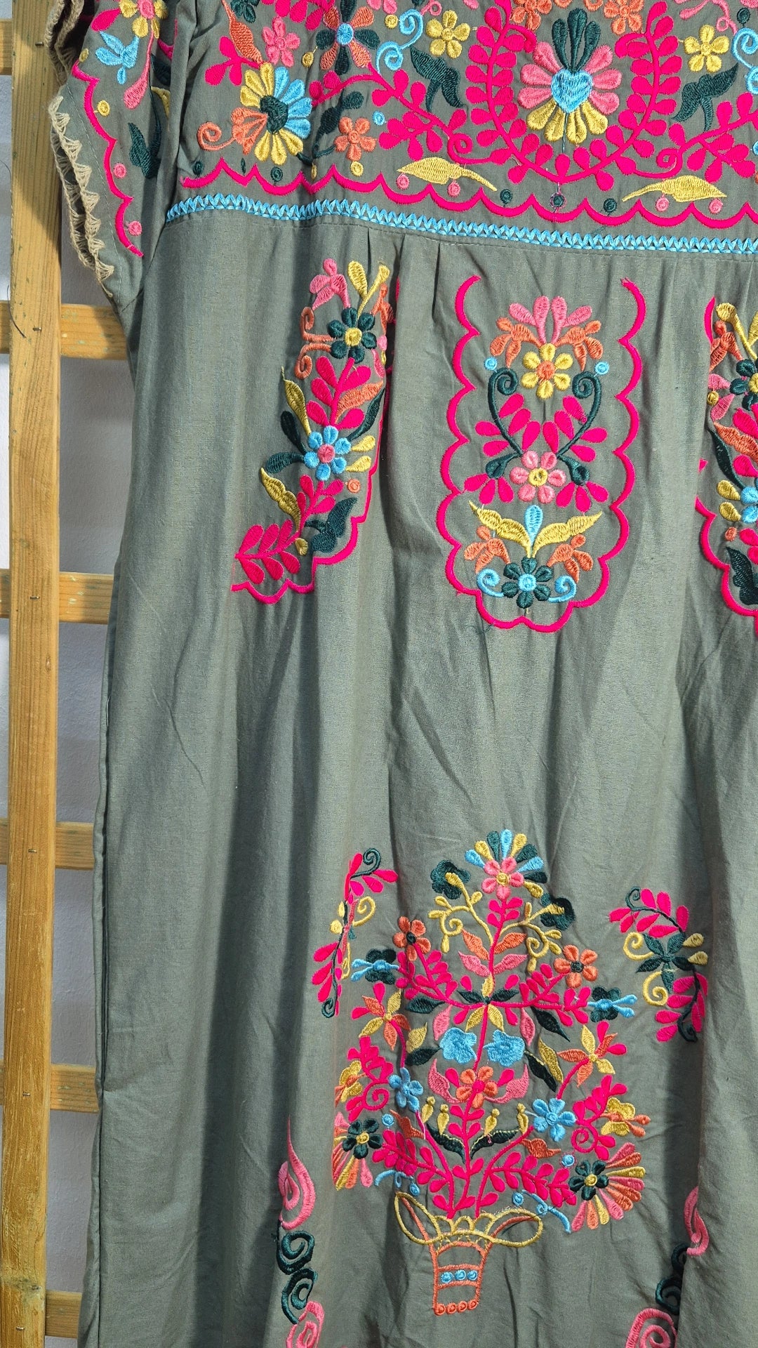 Vestido Mexicano verde