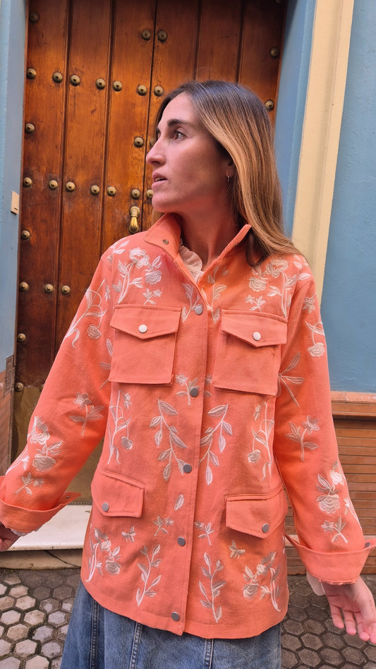 Chaqueta Coral bordados