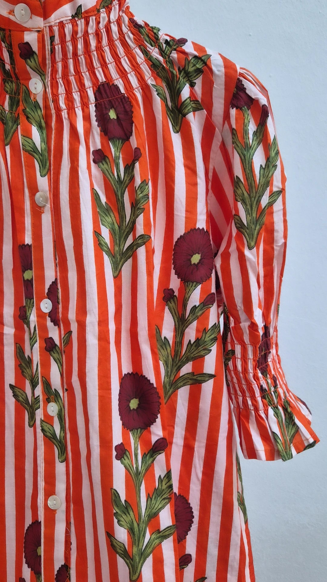 Vestido Florelia manga corta W