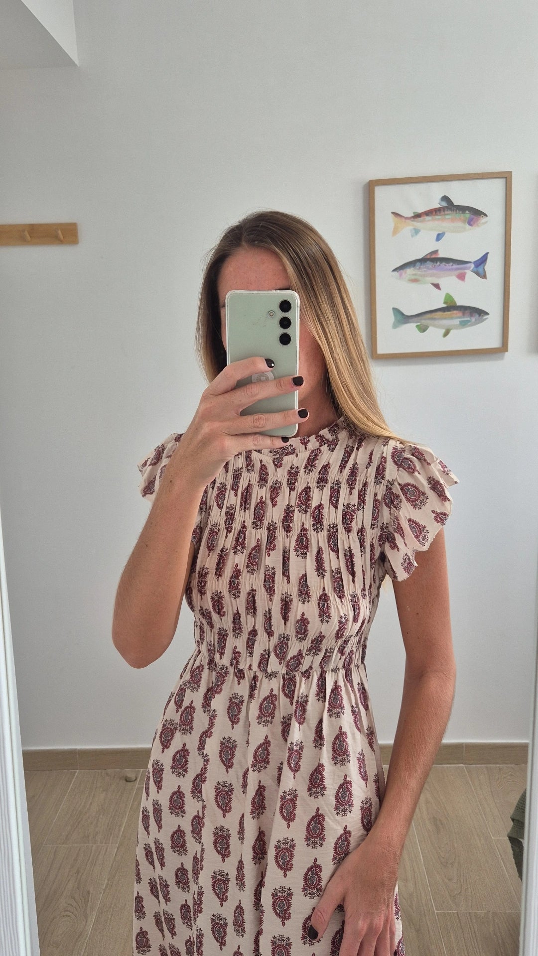 Vestido Mariola burdeos