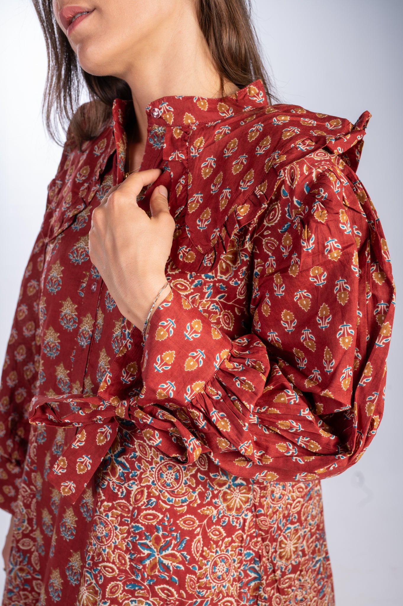 Vestido Wucher granate