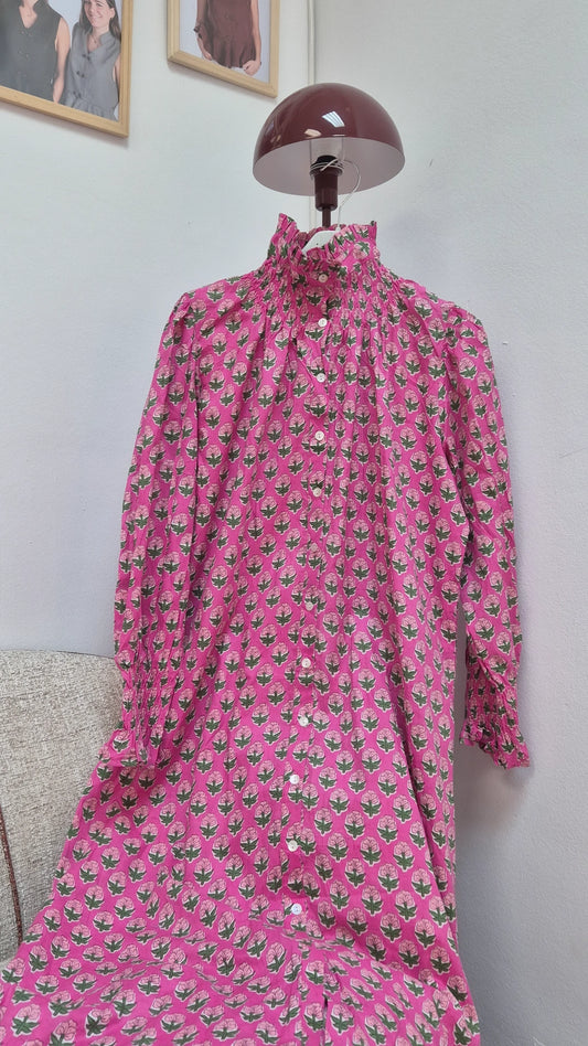 Vestido Florelia manga larga G