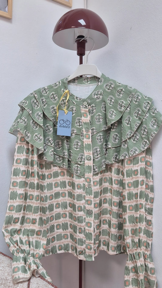 Blusa dos estampado Rocío