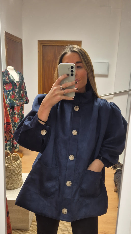 Abrigo campana navy