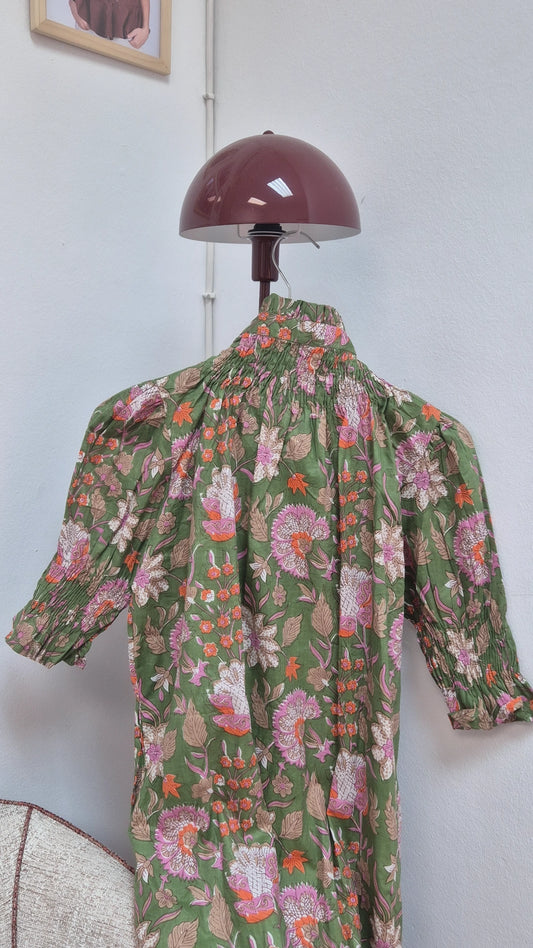 Vestido Florelia manga corta D