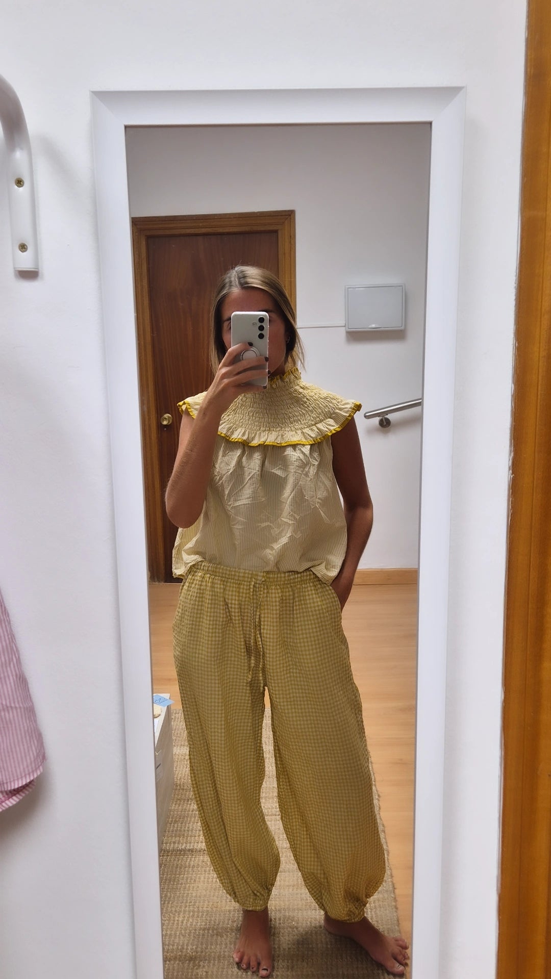 Blusa Claudia mostaza