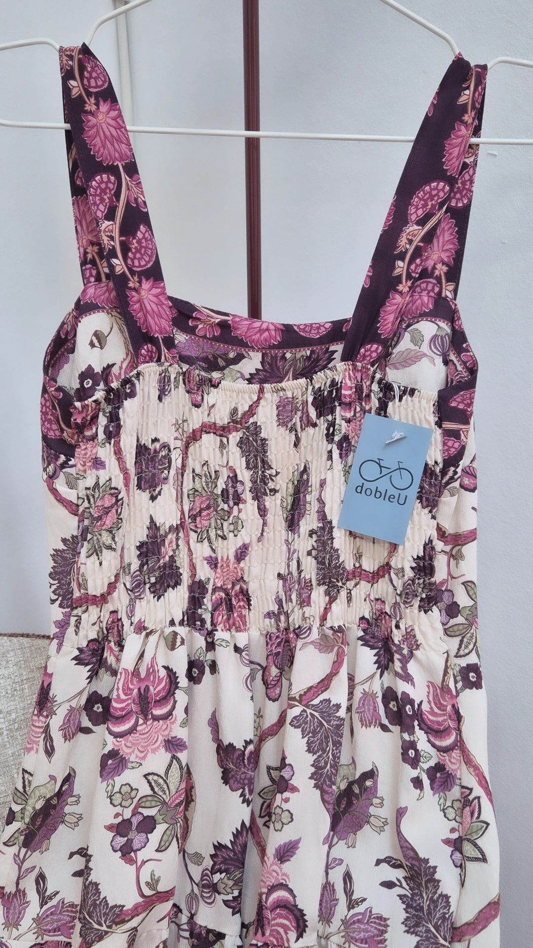 Vestido Paola buganvilla