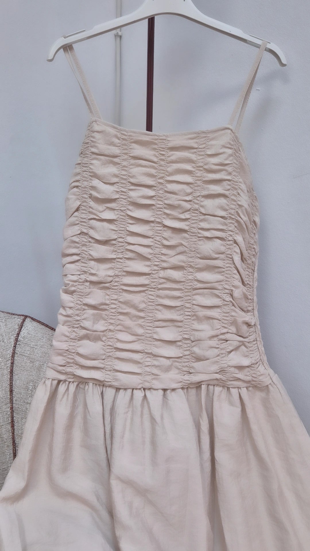 Vestido Carola crudo