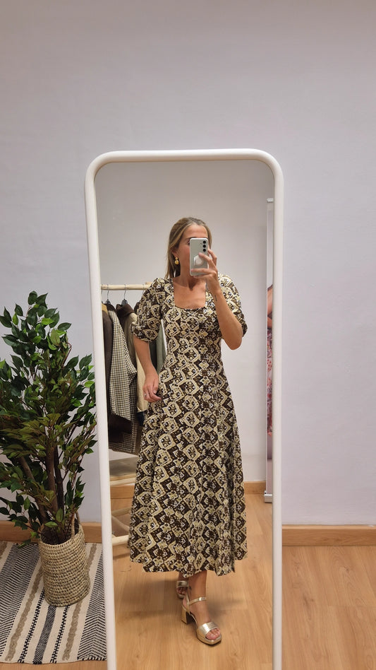 Vestido Kali con mangas Isolde