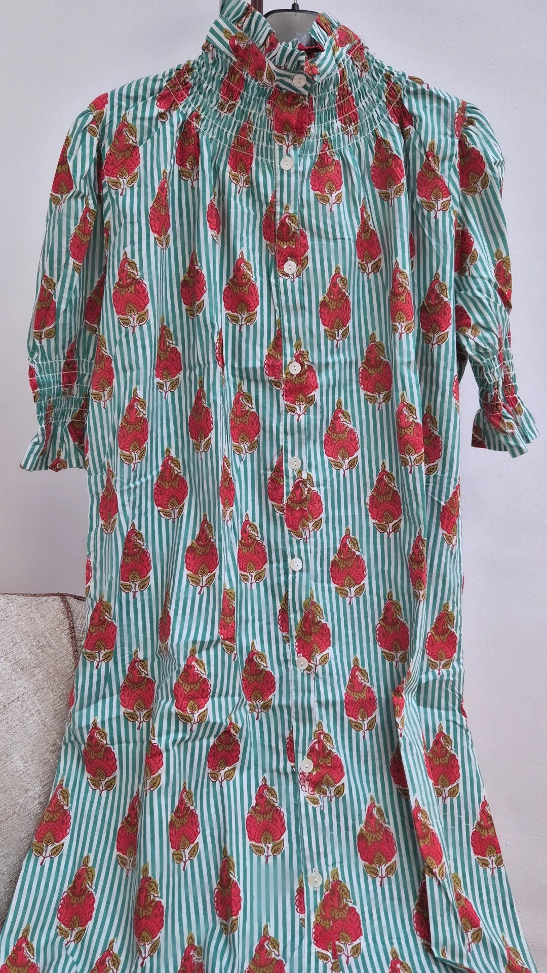 Vestido Florelia manga corta CC