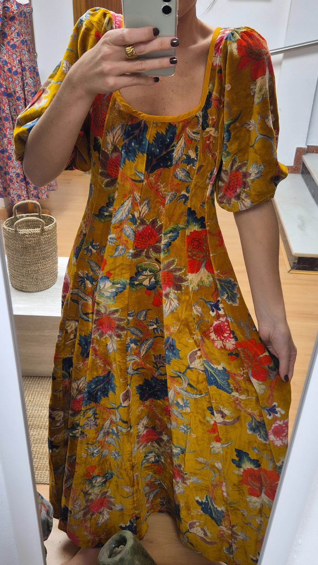 Vestido Moniquita con mangas Aurora Silvestre