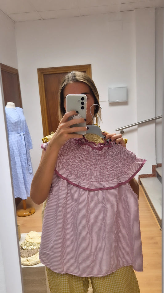 Blusa Claudia rosa