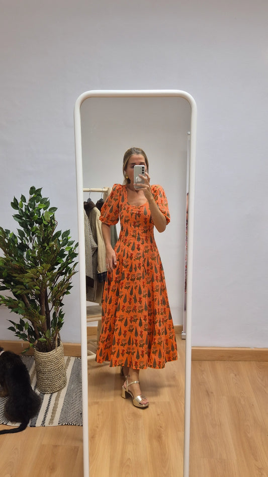 Vestido Kali con mangas Eira