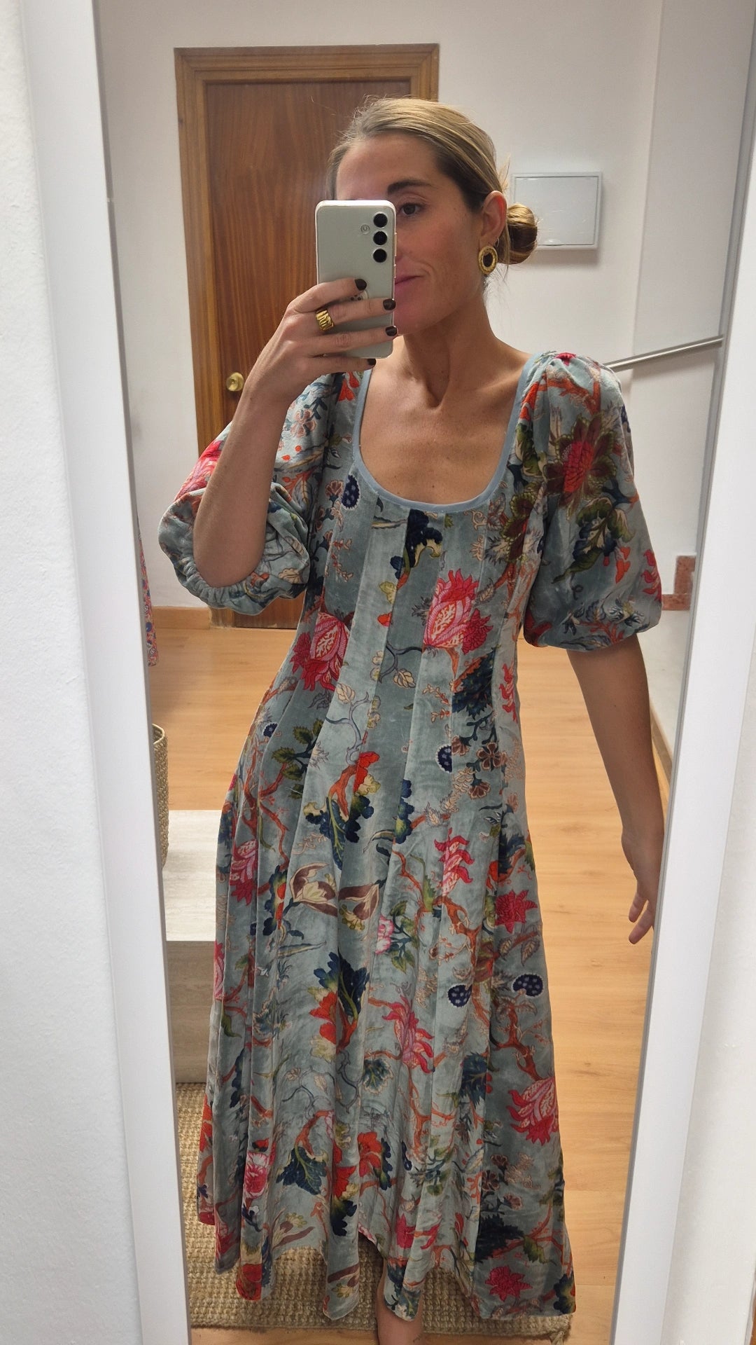 Vestido Moniquita con mangas Bosque encantado