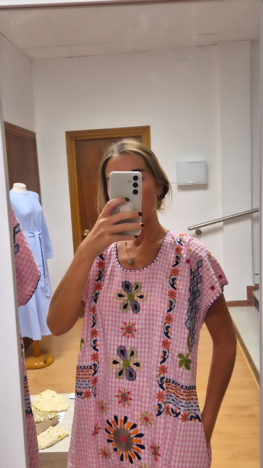 Vestido Ankita pink