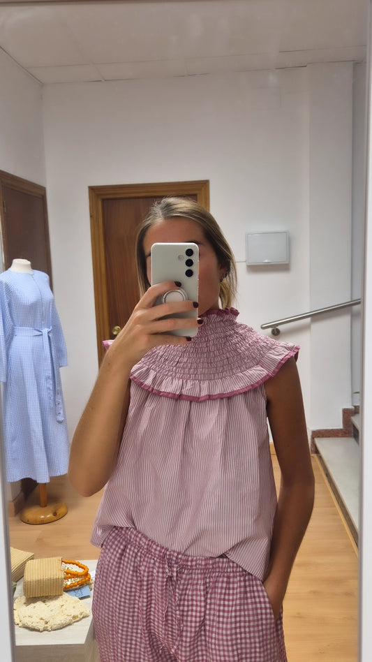 Blusa Claudia rosa