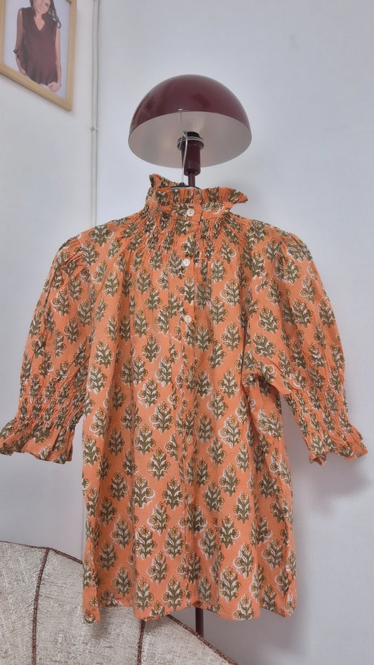 Blusa Florelia manga corta GGG