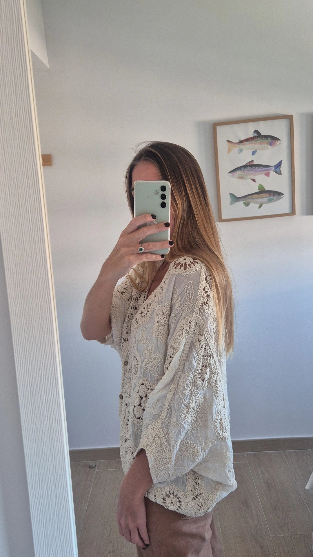Cardigan & Blusa crochet