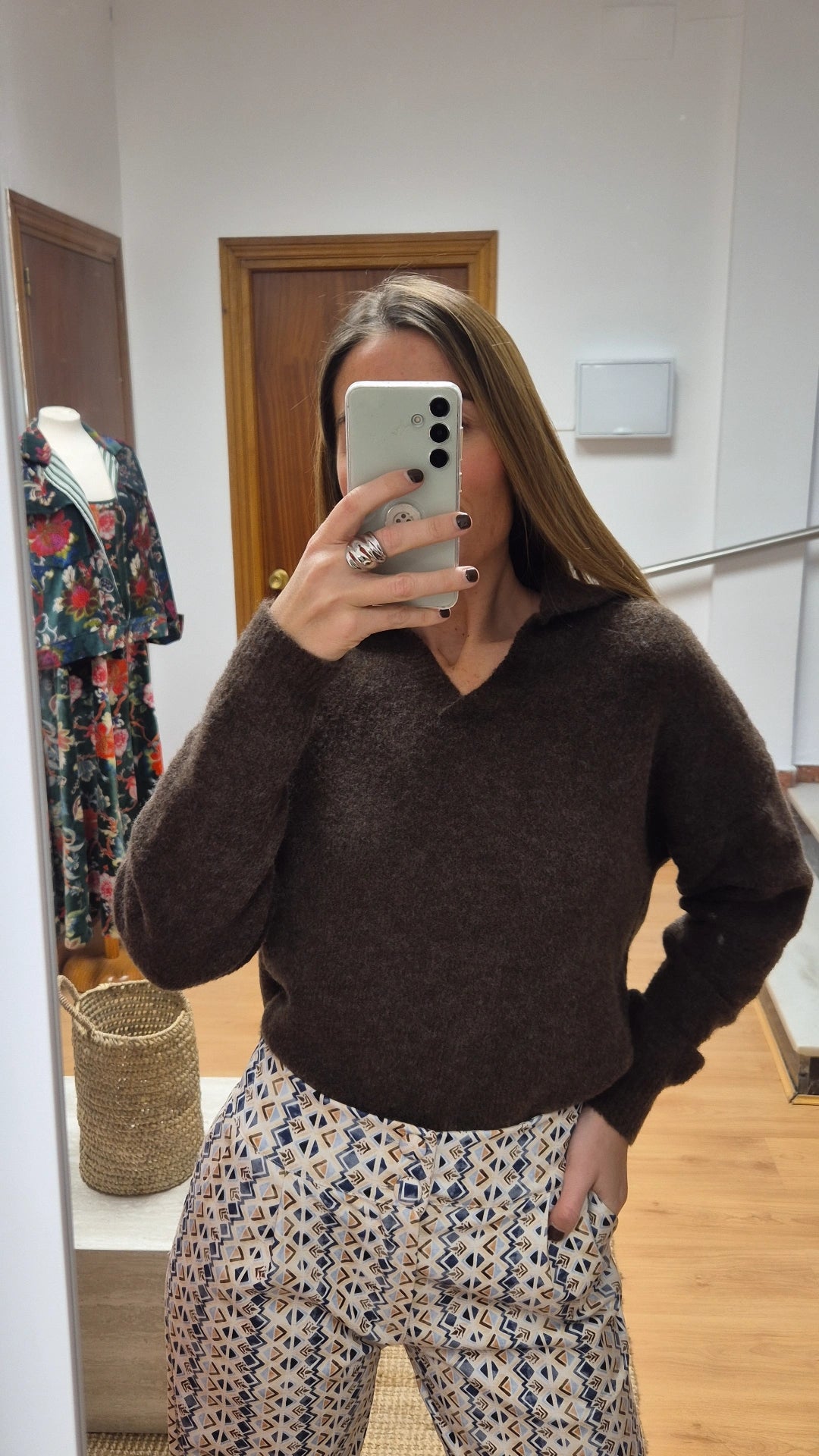 Pantalón bombacho mar