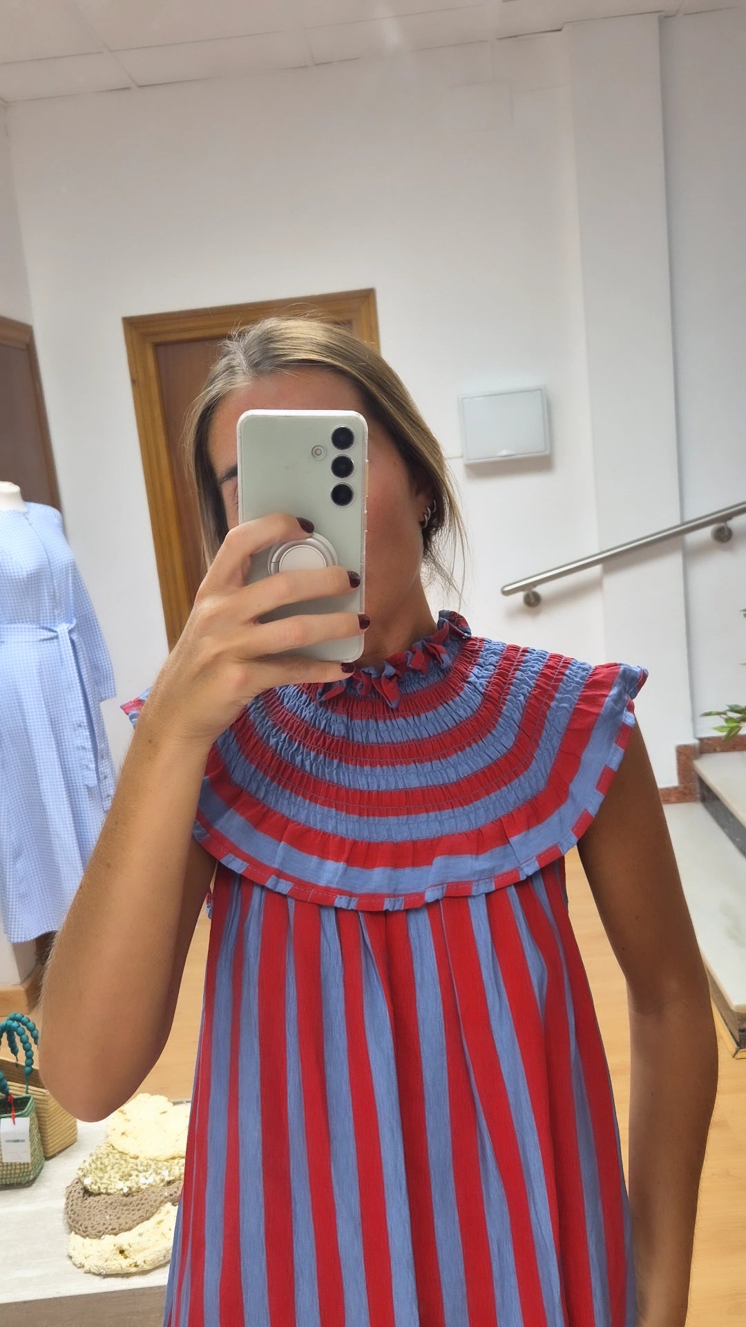 Vestido AZ rayas
