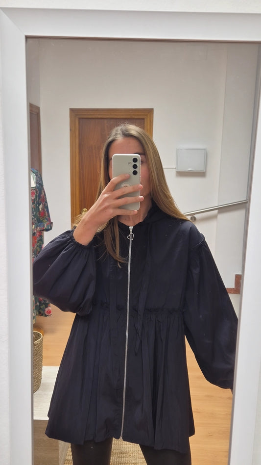 Chubasquero Defne azul marino